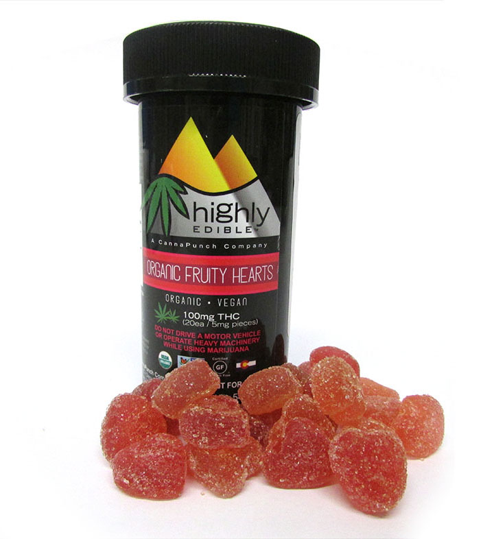Highly Edible Organic Fruity Hearts | Durango CO
