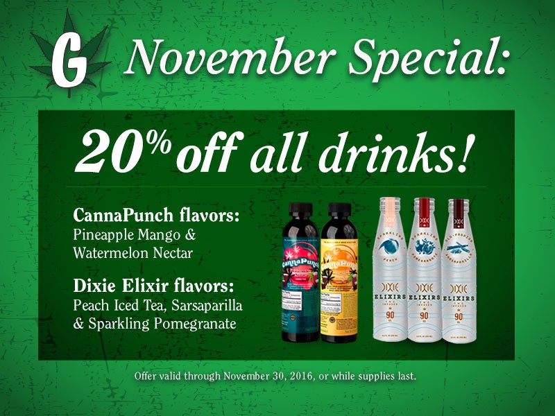 November Marijuana Deals Durango CO